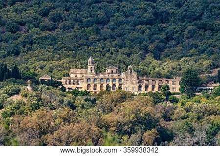 Cordoba, Spain - November 01, 2019: Monastery Of San Jeronimo De Valparaiso Near Medina Azahara, Cor