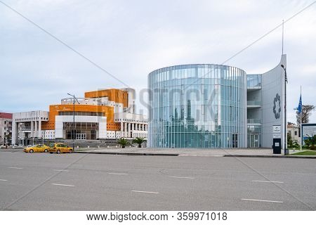 Poti, Georgia - 05 April, 2020: House Of Justice In Poti