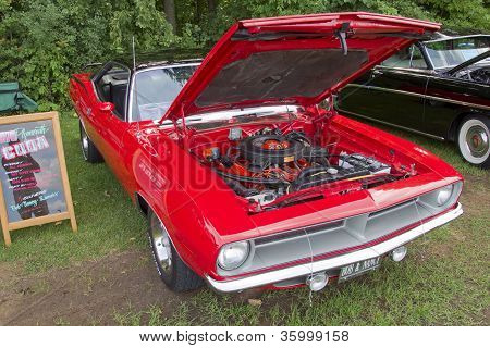 1970 พลีมัธ Cuda หน้าดู