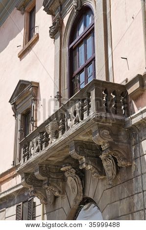 Palácio do Podest. Viterbo. Lazio. Itália.