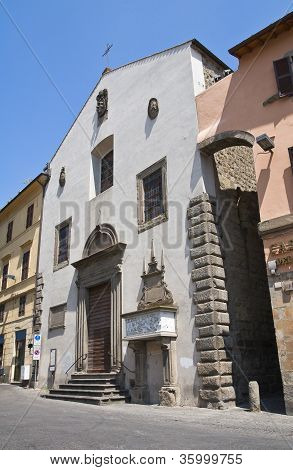 Church of St. Angelo Spatha. Viterbo. Lazio. Italia.