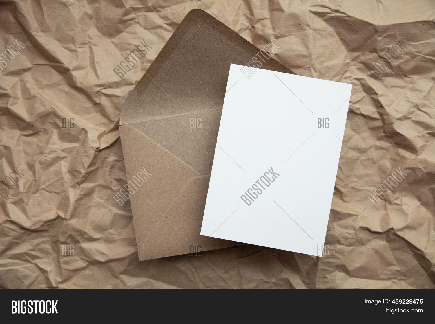 Blank Card Kraft Brown Image & Photo (Free Trial) Bigstock