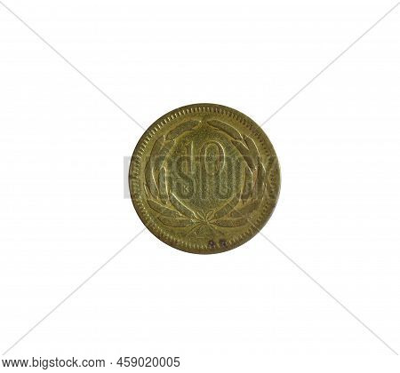 Ten Kurus Coin Made By Turkey, That Shows Numeral Value