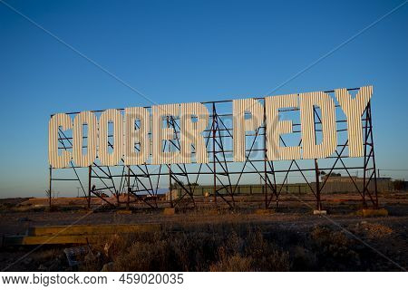 Town Of Coober Pedy Sign - Australia