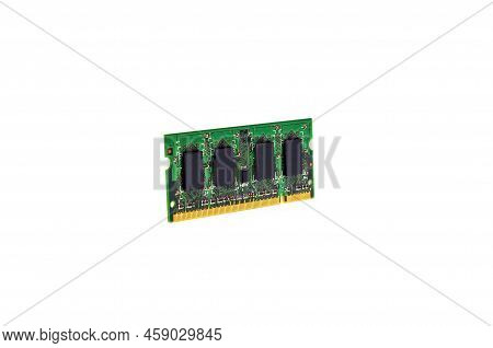 Ddr Ram Memory Module Isolated On White Background