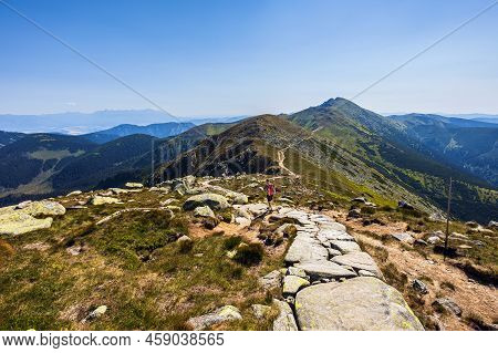 Handsome Man Trekking In Low Tatras Slovakia