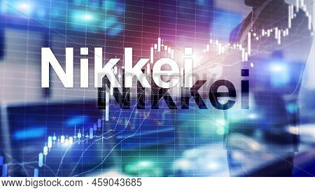 The Nikkei 225 Stock Average Index. Financial Business Economic Concept