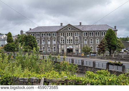Belleek, Northern Ireland - 20 May 2022: The Belleek Pottery Works Factory Produces Porcelain That I