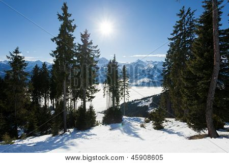 Skipisten auf Schmitten, Kaprun Resort