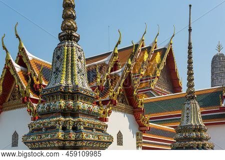 Wat Pho (known Also As The Temple Of The Reclining Buddha) Is A Buddhist Temple Complex In Bangkok, 