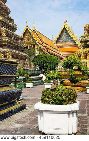Wat Pho (known Also As The Temple Of The Reclining Buddha) Is A Buddhist Temple Complex In Bangkok, 