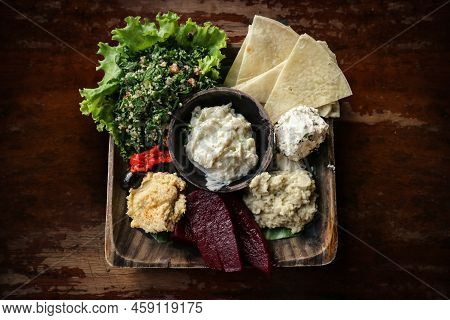 Mezze Platter With Hummus