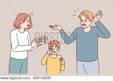 Little Boy Crying Mad Vector & Photo (Free Trial) | Bigstock