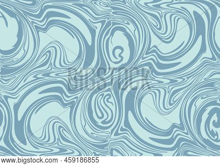 Abstract Modern Trendy Marbled Fluid Veined Texture Imitation Flowing Liquid Curved Bended Lines. Wa