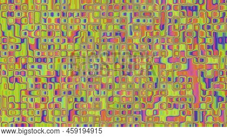 Colorful And Beautiful Iridize, Bubble, Or Oil Water Pattern Background Illustration. Presentation B