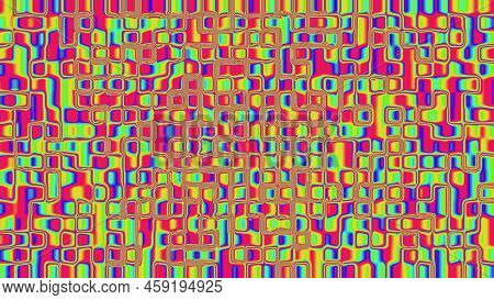 Colorful And Beautiful Iridize, Bubble, Or Oil Water Pattern Background Illustration. Presentation B