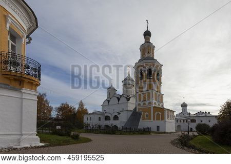 Ancient Orthodox Men's Spaso-prilutsky Monastery In Vologda, Russia.