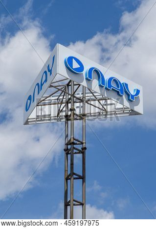 Banska Bystrica, Slovakia - July, 16, 2022 : Nay Elektrodom (nay Electronics). Nay Is The Largest Sp