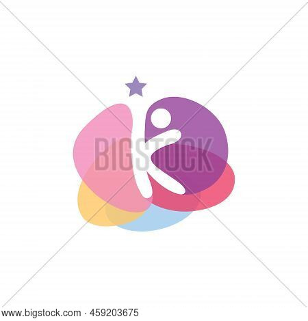 Children Safe Foundation Anstract Concept Logo Design
