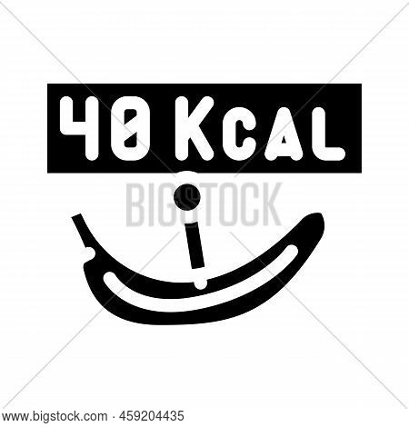 Clarions Banana Glyph Icon Vector. Clarions Banana Sign. Isolated Symbol Illustration
