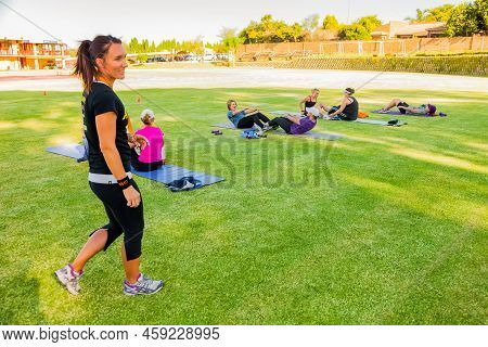 Woman's Outdoor Fitness And Strength Bootcamp