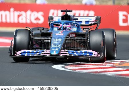 Fernando Alonso Of Alpine F1   During The F1 Grand Prix Of Hungary At Hungaroring On July 29-31, 202
