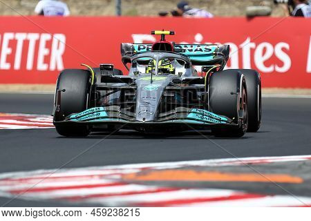 Lewis Hamilton Of Mercedes Amg Petronas F1 Team  During The F1 Grand Prix Of Hungary At Hungaroring 