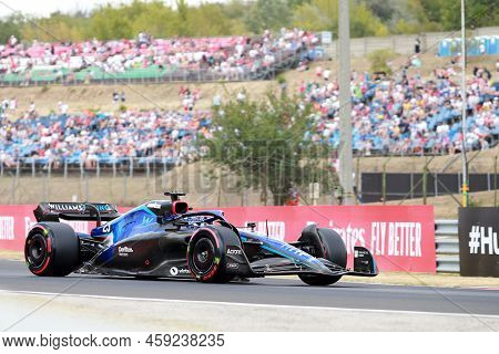 Alexander Albon Of Williams  During The F1 Grand Prix Of Hungary At Hungaroring On July 29-31, 2022 