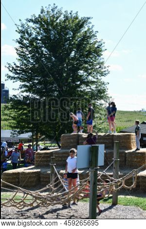 Ronks Pa - Sep 4: Cherry Crest Adventure Farm In Ronks, Pennsylvania, As Seen On Sep 4, 2021.