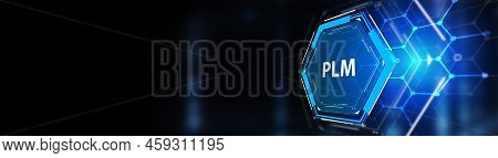 Plm Product Lifecycle Management System Technology Concept. Technology, Internet And Network Concept