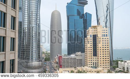 Doha City Getting Decorated For Fifa Worlcup.