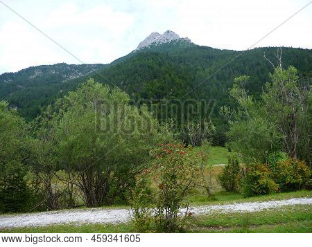 A Mountaintop In Tyrol In The „pillersee\