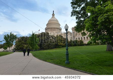 Campidoglio di Washington DC, Stati Uniti, in primavera
