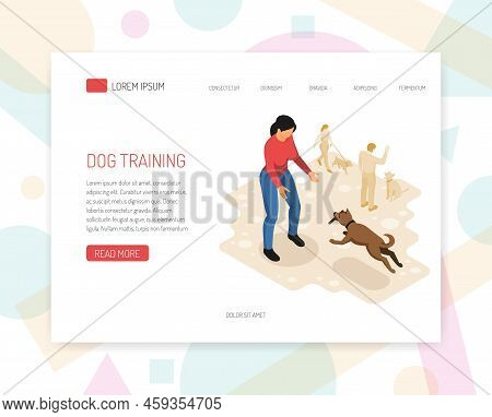 Cynologyst Dog Training Behavior Analysis Specific Tasks Undertaking Interaction With Environment We