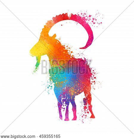 Goat Illustration Vector Art Design Digital Art Ready For Print