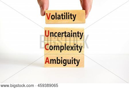 Vuca Volatility Uncertainty Complexity Ambiguity Symbol. Concept Words Vuca Volatility Uncertainty C