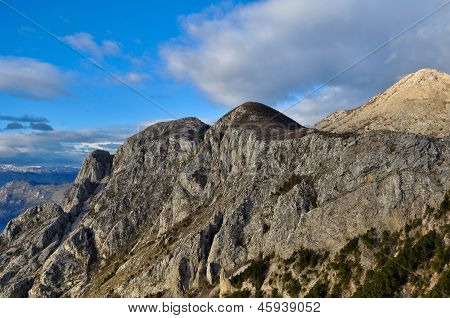 Montanhas em Kotor