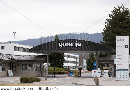 Slovenia, Velenje - March 30 2022: Gorenje Production Facility Of Home Appliances In Europe