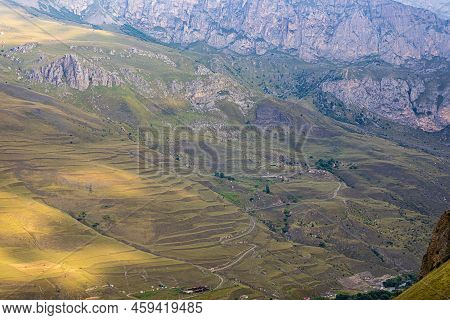 Upper Fiagdon Is A Village In The Kurtatinsky Gorge In The Mountains Of North Ossetia.