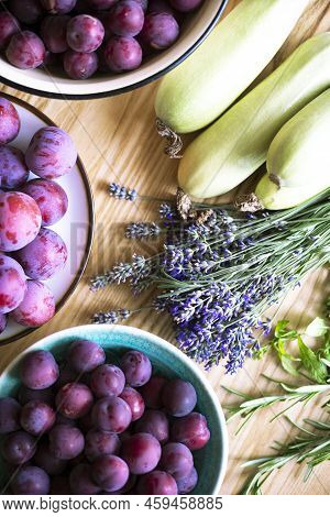 Background Of Fruits, Vegetables And Herbs