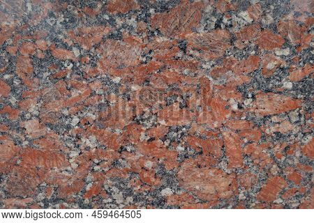 Red, Gray And White Polished Granite Stone Texture