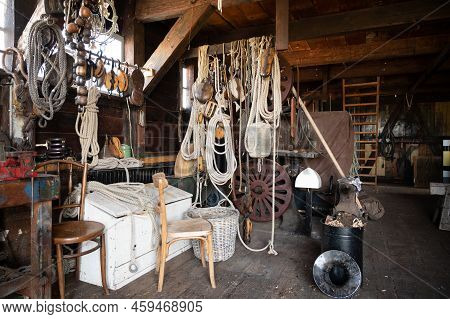 Equipment For Boat Reparation, Life Is Old Fdutchh Isherman's Village
