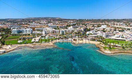 Aerial Pernera Beach, Protaras, Cyprus