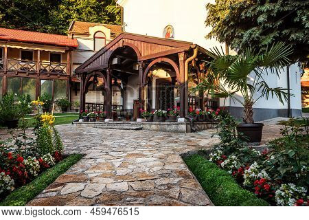 Orthodox Christian Monastery. Serbian Orthodox Monastery Of National Meeting (manastir Sretenje). 13