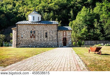 Orthodox Christian Monastery. Serbian Monastery Of The Ascension (manastir Vaznesenje). 12th Century