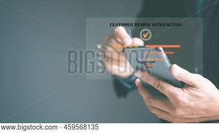 Consumers Point To Stars For The Best Satisfaction Rating Based On The Store's Service Experience, C