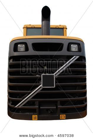 Bulldozer près jusqu'à isolé