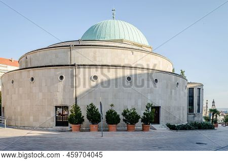 Pecs, Hungary - October 06, 2018: View Of The Streets Of Pécs, Hungary.