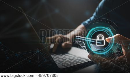 Concept Of Cyber Security, Information Security And Encryption, Secure Access To User's Personal Inf