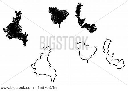 Chafarinas Islands (kingdom Of Spain, Mediterranean Sea) Map Vector Illustration, Scribble Sketch Za